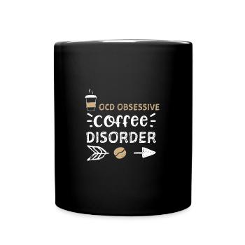 TOC Trouble obsessionnel du café - Mug uni - noir - Devant