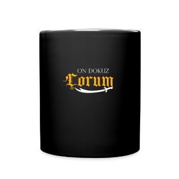 Çorum gold - Tasse einfarbig - Schwarz - Vorne