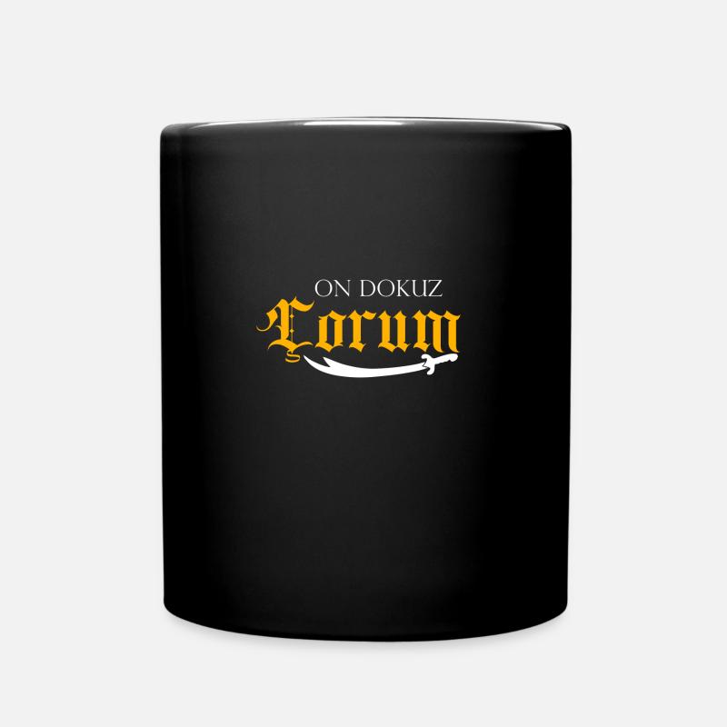Çorum gold - Tasse einfarbig - Schwarz
