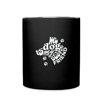Mon meilleur ami N°1 - Mug uni - noir - Devant
