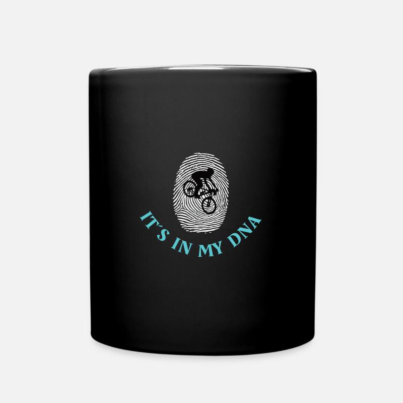 Mountainbike : its in my DNA - Tasse einfarbig - Schwarz