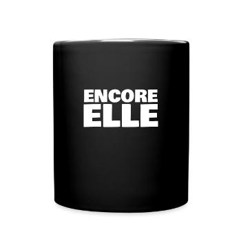 encore elle - Mug uni - noir - Devant