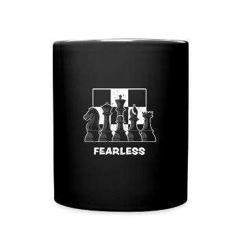 Fearless - Chess - Full Colour Mug - black - Front