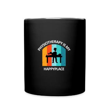 Physiotherapist Humorous Gift Saying Funny - Full Colour Mug - black - Front