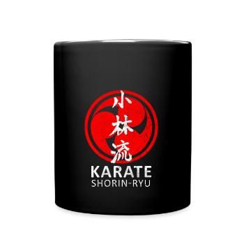 Karate Shorin Ryu Kanji Kampfkunst Japan - Tasse einfarbig - Schwarz - Vorne