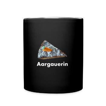 Aargauerin - Tasse einfarbig - Schwarz - Vorne