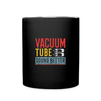Vacuum Tube - Gitarre - Tasse einfarbig - Schwarz - Vorne