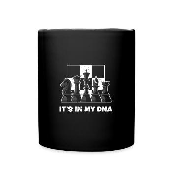 C’est dans mon ADN - Échecs - Mug uni - noir - Devant