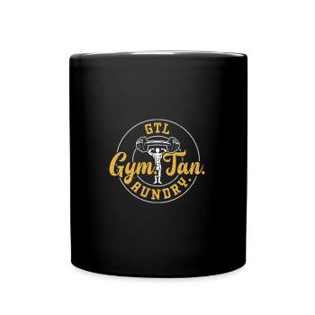 Salle de sport GTL. Tanner. Blanchisserie. -Gymnase - Mug uni - noir - Devant