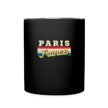 Île-de-France Franzose Paris Frankreich - Tasse einfarbig - Schwarz - Vorne
