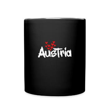 Austria - Full Colour Mug - black - Front