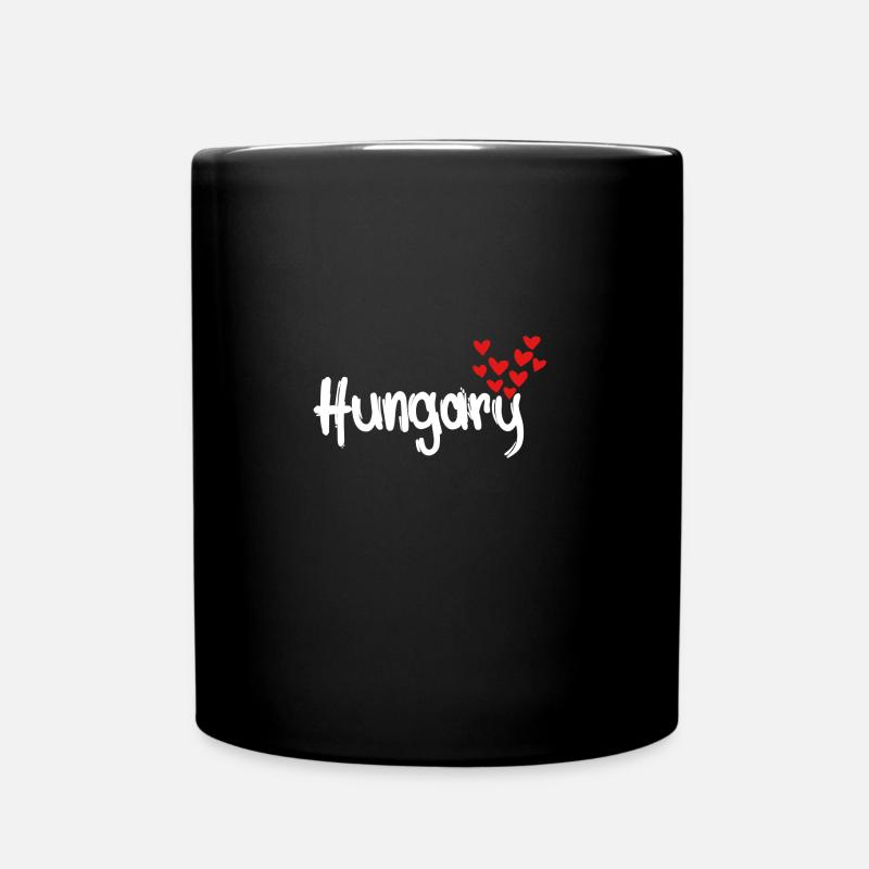 Hungary - Tasse einfarbig - Schwarz