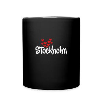 Stockholm - Tasse einfarbig - Schwarz - Vorne