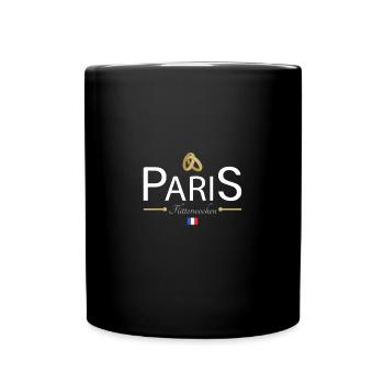 Flitterwochen Paris - Tasse einfarbig - Schwarz - Vorne