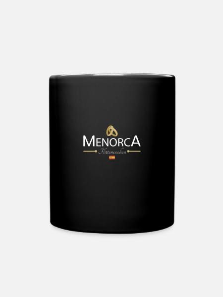 Flitterwochen Menorca - Tasse einfarbig - Schwarz
