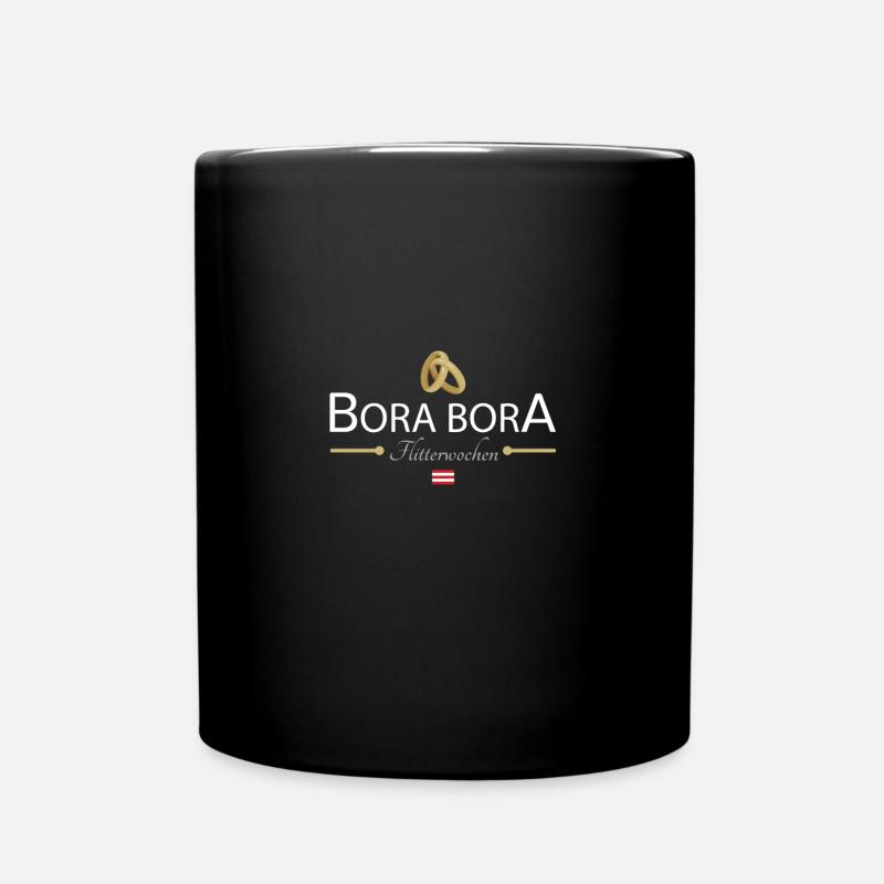 Flitterwochen Bora Bora - Tasse einfarbig - Schwarz