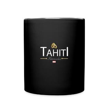 Flitterwochen Tahiti - Tasse einfarbig - Schwarz - Vorne