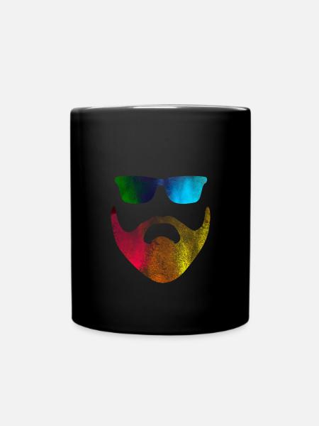 Hipster coloré - Mug uni - noir