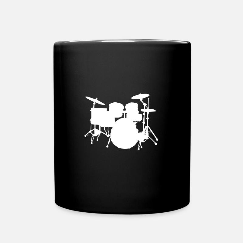 Batterie Drummer Drums Batteur Enfant Cadeau - Mug uni - noir