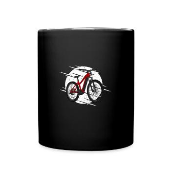 E Bike Fahrrad - Full Colour Mug - black - Front