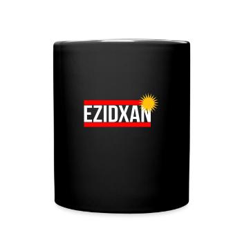 ezidxan logo - Tasse einfarbig - Schwarz - Vorne