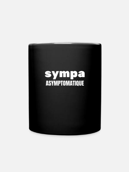 sympa asymptomatique - Mug uni - noir