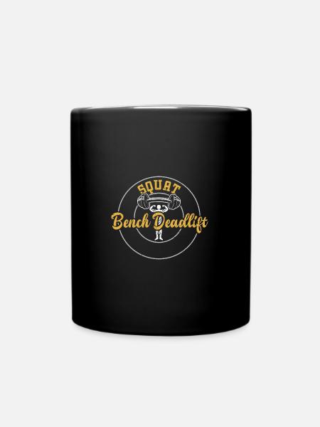 Squat Bench Deadlift - Gym - Mug uni - noir