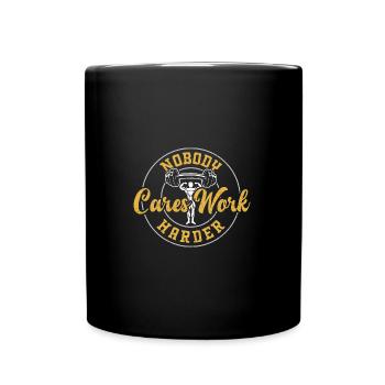Personne ne se soucie de travailler plus fort - Gym - Mug uni - noir - Devant
