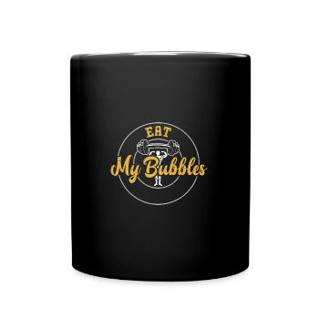Eat My Bubbles - Gym - Tasse einfarbig - Schwarz - Vorne