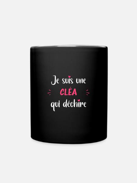 Je suis une clea - Mug uni - noir