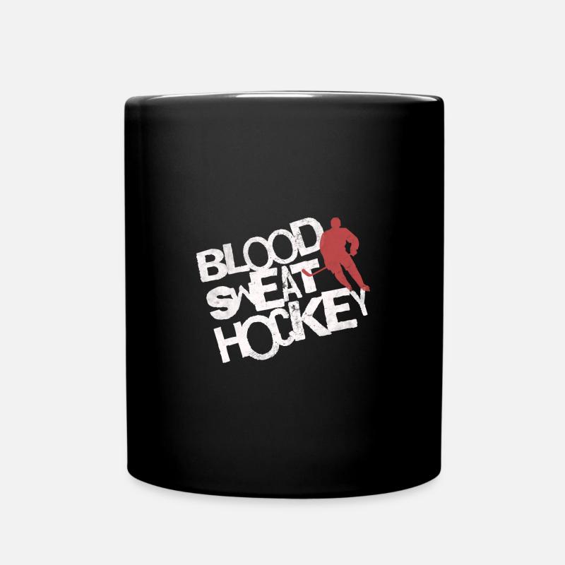 Eishockeyspieler Eishockey Trikot Geschenk - Tasse einfarbig - Schwarz