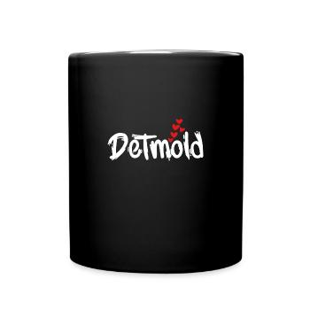 detmold - Tasse einfarbig - Schwarz - Vorne