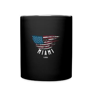 Miami - Full Colour Mug - black - Front