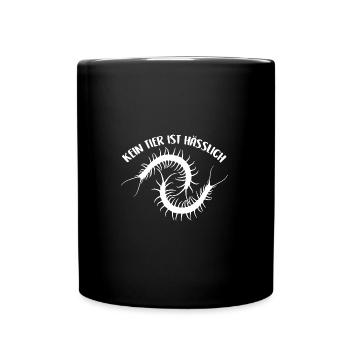 kein tier ist hässlich - meine schönen Skolopender - Tasse einfarbig - Schwarz - Vorne