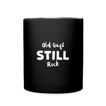 Old Guys Still Rock - Guitar - Tasse einfarbig - Schwarz - Vorne
