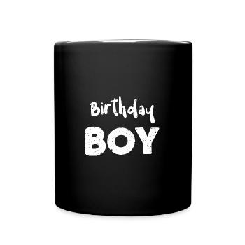 Birthday Boy - Birthday - Tasse einfarbig - Schwarz - Vorne