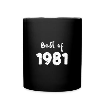 Best of 1981 - 1981 - Tasse einfarbig - Schwarz - Vorne