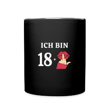 19 Jahre Geburtstag Sprüche Mädchen Geschenk Idee - Tasse einfarbig - Schwarz - Vorne