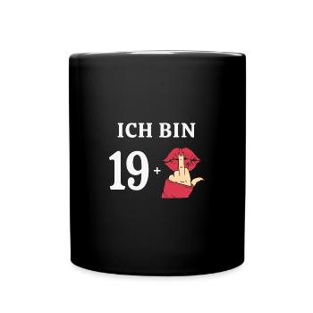20 Jahre Geburtstag Sprüche Frauen Geschenk Idee - Tasse einfarbig - Schwarz - Vorne