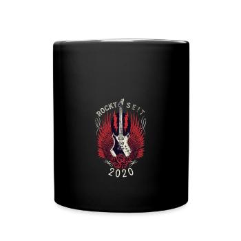 Geburtstag 3. Geburtstag Frau Mann 2020 Rockt seit - Tasse einfarbig - Schwarz - Vorne