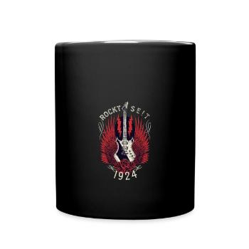Geburtstag 99. Geburtstag Frau Mann 1924 Lustig - Tasse einfarbig - Schwarz - Vorne