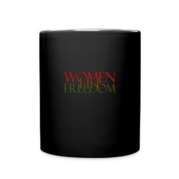 Women life freedom azadi - Full Colour Mug - black - Front