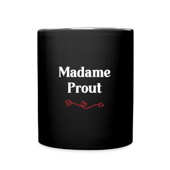 madame prout - Mug uni - noir - Devant