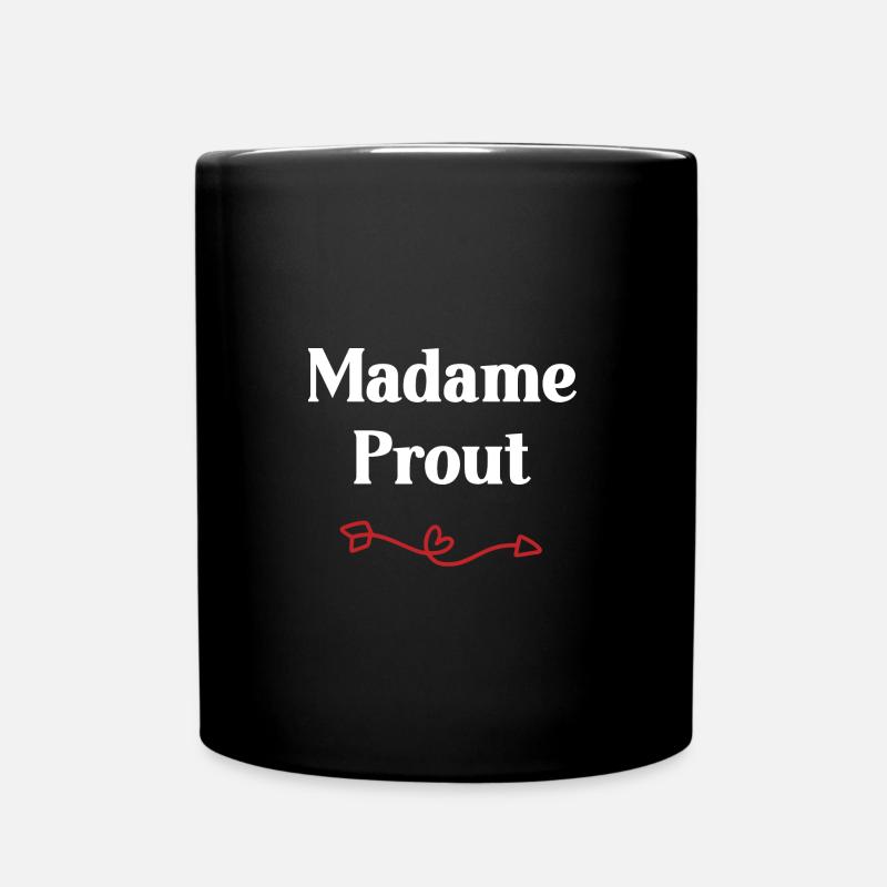 madame prout - Mug uni - noir