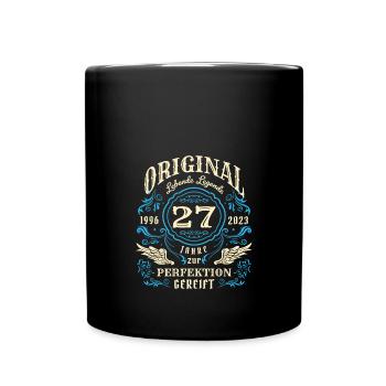 Original Lebende Legenden wurden 1996 geboren 27. - Tasse einfarbig - Schwarz - Vorne