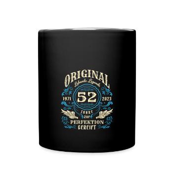 Original Lebende Legenden wurden 1971 geboren 52. - Tasse einfarbig - Schwarz - Vorne