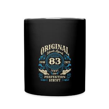Original Lebende Legenden wurden 1940 geboren 83. - Tasse einfarbig - Schwarz - Vorne