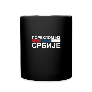 Yugoslavija Serbia Serbian Serbian Srbija Belgrade - Tasse einfarbig - Schwarz - Vorne