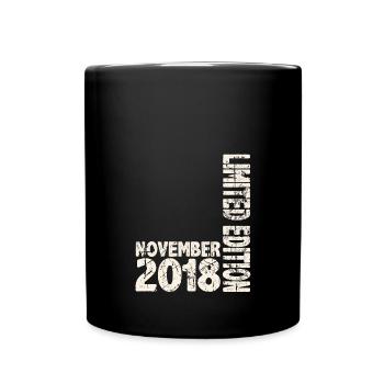 Novembre 2018 Edition Limitée 5 Ans Homme Femme - Mug uni - noir - Devant
