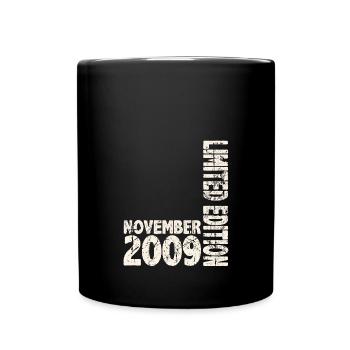 Novembre 2009 Edition Limitée 14 Ans Homme Femme - Mug uni - noir - Devant